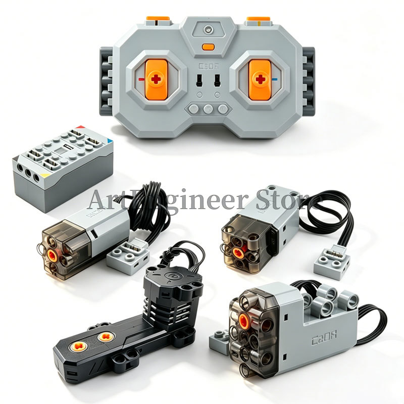 Renewable Energy Lego - Конструктор CaDA Power Functions: Сервомоторы M/L/S,